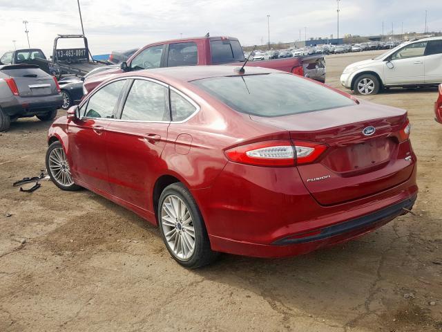 1FA6P0HD8G5127689 - 2016 FORD FUSION SE  photo 3