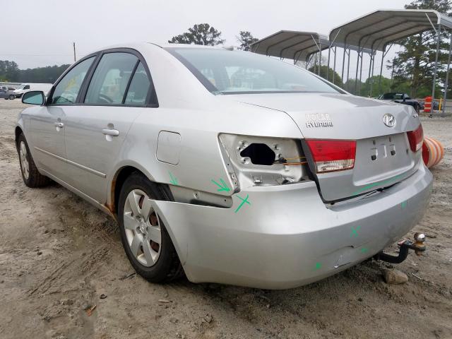 5NPET46C78H361164 - 2008 HYUNDAI SONATA GLS  photo 3