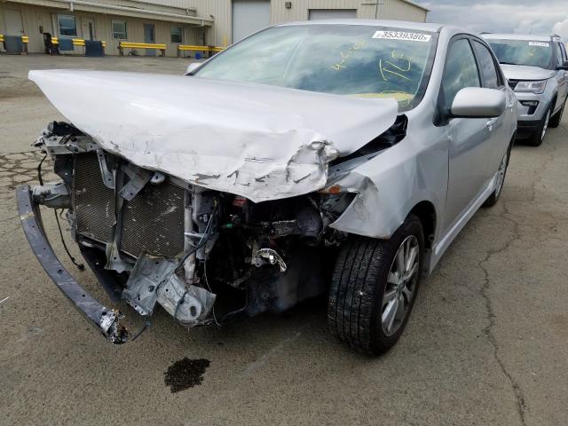 2T1BU4EE4AC353549 - 2010 TOYOTA COROLLA BASE  photo 2