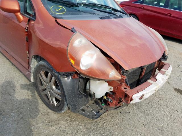 JHMGD38677S043857 - 2007 HONDA FIT S  photo 9