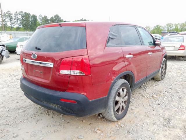 5XYKT3A14BG027837 - 2011 KIA SORENTO BASE  photo 4