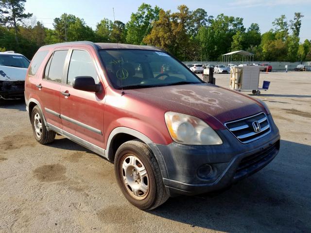 JHLRD68596C000989 - 2006 HONDA CR-V LX  photo 1