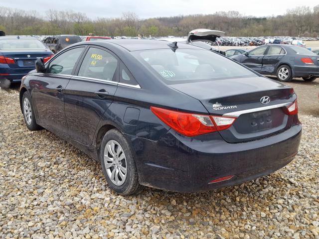 5NPEB4ACXCH403667 - 2012 HYUNDAI SONATA GLS  photo 3