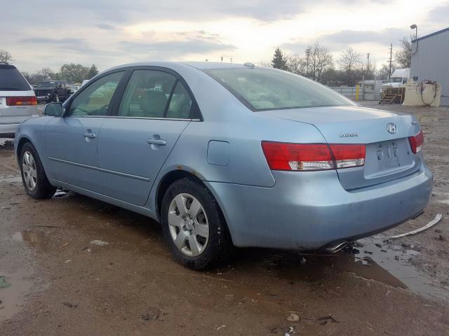 5NPET46F68H342244 - 2008 HYUNDAI SONATA GLS  photo 3