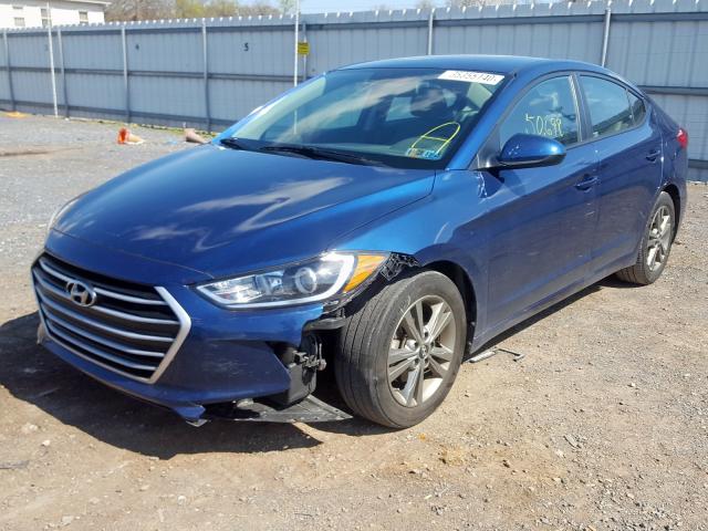 5NPD84LF5JH373816 - 2018 HYUNDAI ELANTRA SEL  photo 2