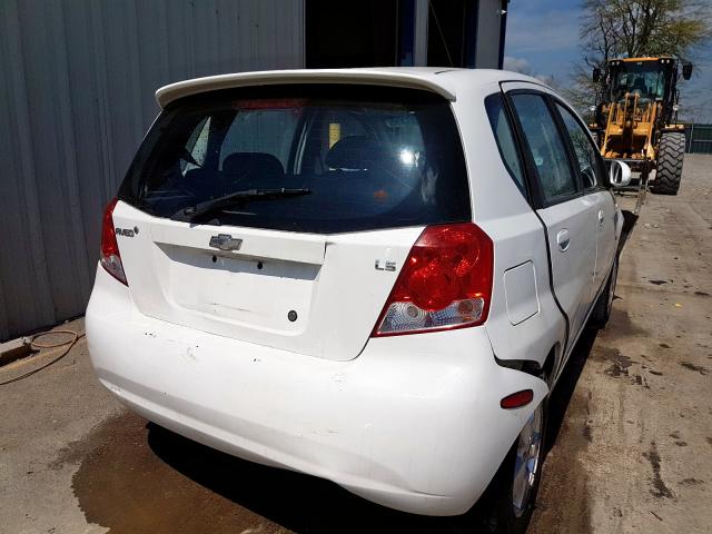 KL1TD66608B007487 - 2008 CHEVROLET AVEO BASE  foto 4