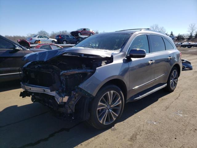 5J8YD4H59KL002993 - 2019 ACURA MDX TECHNOLOGY GRAY photo 2