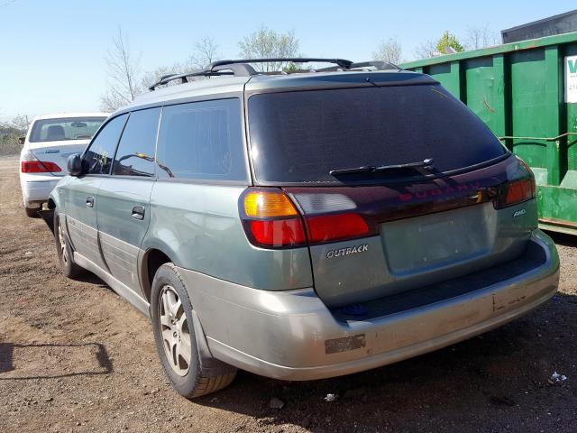 4S3BH675147624988 - 2004 SUBARU LEGACY OUTBACK AWP  photo 3