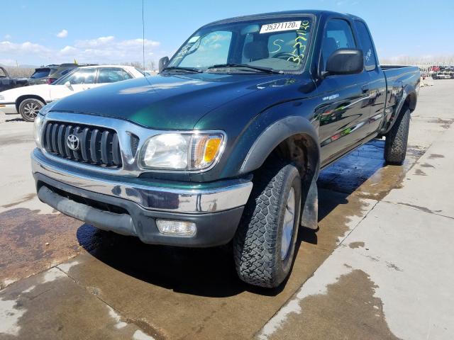 5TEWN72N53Z184739 - 2003 TOYOTA TACOMA XTRACAB  photo 2