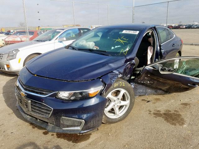 1G1ZB5ST7GF323189 - 2016 CHEVROLET MALIBU LS  photo 2