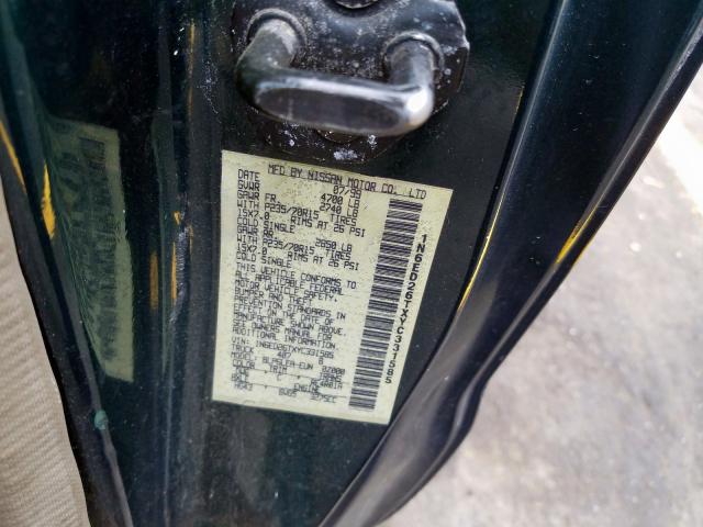 1N6ED26TXYC331585 - 2000 NISSAN FRONTIER KING CAB XE  photo 10