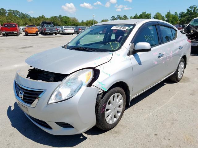 3N1CN7AP7EL818518 - 2014 NISSAN VERSA S  photo 2