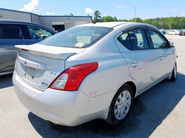 3N1CN7AP7EL818518 - 2014 NISSAN VERSA S  photo 4