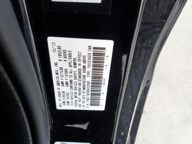 1HGCT1B38EA002583 - 2014 HONDA ACCORD LX-S  photo 10