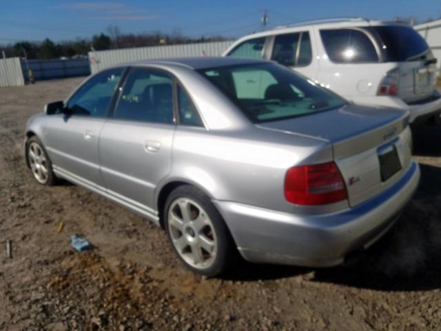 WAURD68D02A000967 - 2002 AUDI S4 2.7 QUATTRO  photo 3