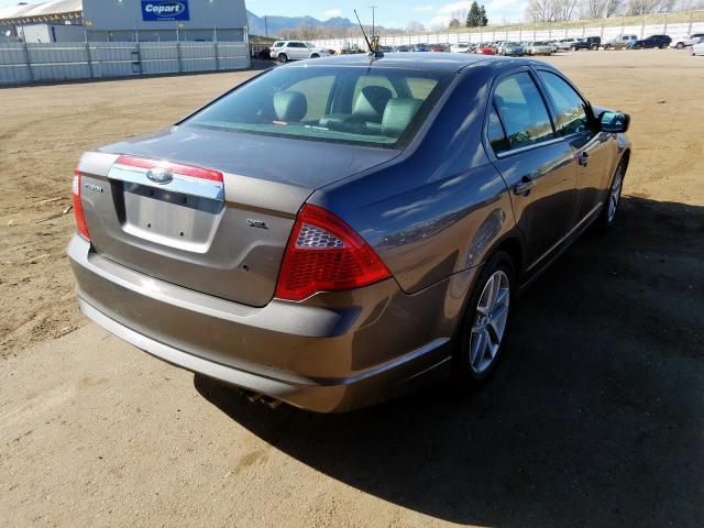 3FAHP0JA3CR225058 - 2012 FORD FUSION SEL  photo 4