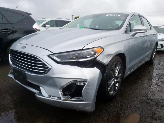 3FA6P0CD0KR138196 - 2019 FORD FUSION SEL  photo 2