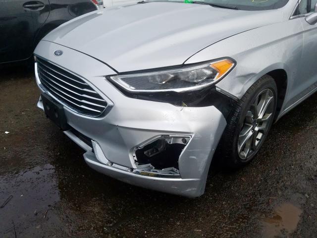 3FA6P0CD0KR138196 - 2019 FORD FUSION SEL  photo 9