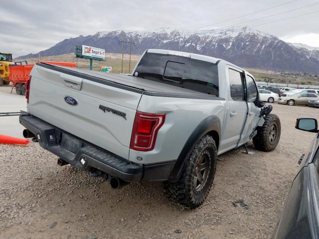 1FTFW1RGXHFB66632 - 2017 FORD F150 RAPTOR  photo 4