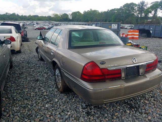 2MEFM74W23X704002 - 2003 MERCURY GRAND MARQUIS GS  photo 3