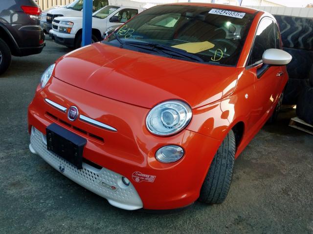 3C3CFFGE3HT625270 - 2017 FIAT 500 ELECTRIC  photo 2