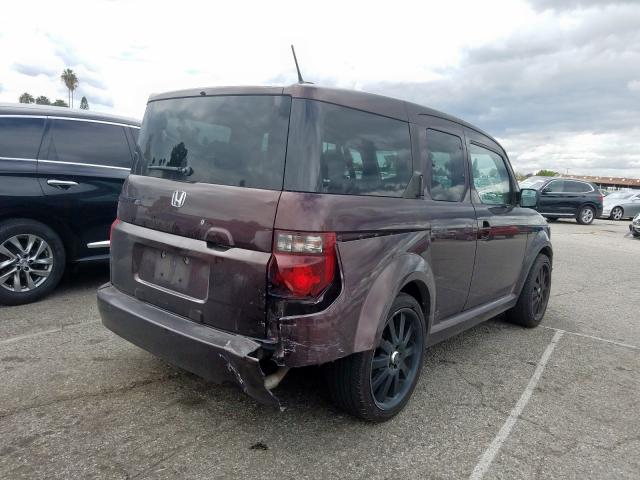 5J6YH18987L012033 - 2007 HONDA ELEMENT SC  photo 4