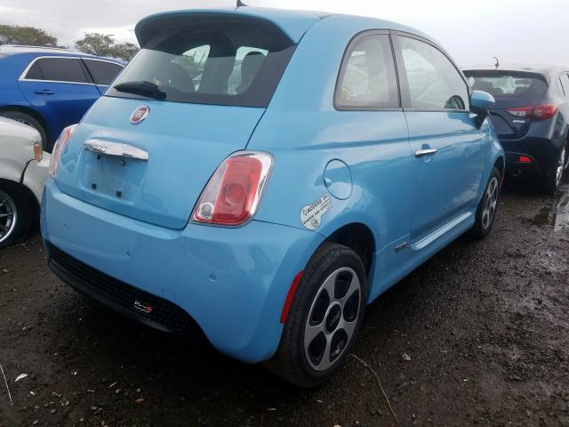 3C3CFFGE2HT550500 - 2017 FIAT 500 ELECTRIC  photo 4