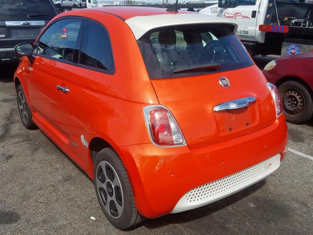 3C3CFFGE5HT547753 - 2017 FIAT 500 ELECTRIC  photo 3