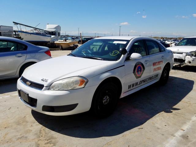 2G1WD5E32D1262426 - 2013 CHEVROLET IMPALA POLICE  photo 2