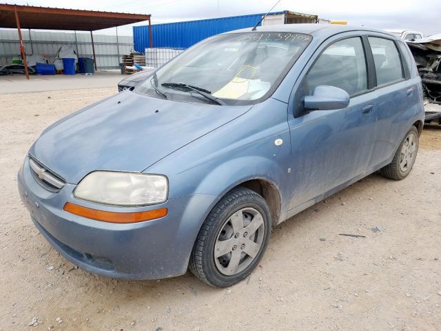 KL1TD66638B089599 - 2008 CHEVROLET AVEO BASE  photo 2