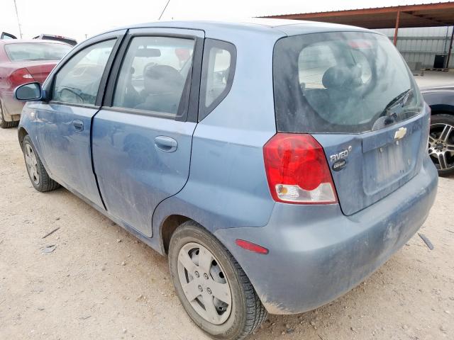 KL1TD66638B089599 - 2008 CHEVROLET AVEO BASE  photo 3