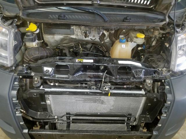 3C6TRVDG3FE515850 - 2015 RAM PROMASTER 2500 2500 HIGH  photo 7