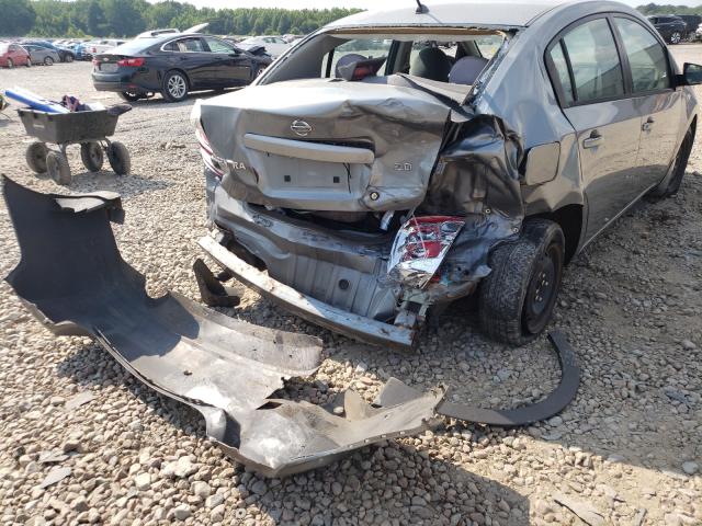 3N1AB61E27L697795 - 2007 NISSAN SENTRA 2.0 GRAY photo 9