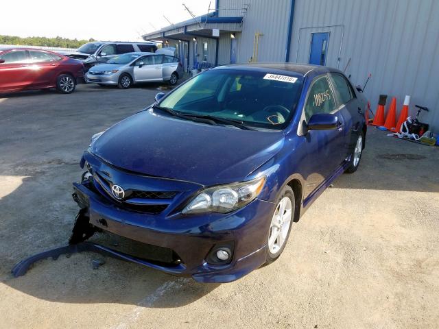 2T1BU4EE9DC127964 - 2013 TOYOTA COROLLA BASE  photo 2