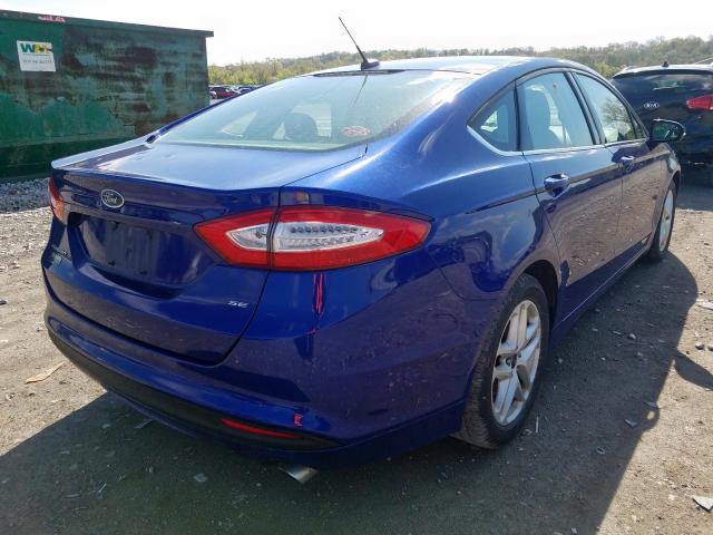 3FA6P0H7XFR118532 - 2015 FORD FUSION SE  photo 4