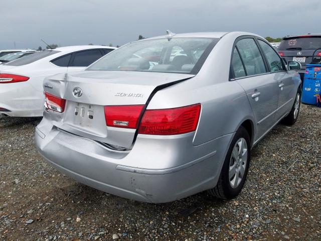 5NPET46C79H444952 - 2009 HYUNDAI SONATA GLS  photo 4