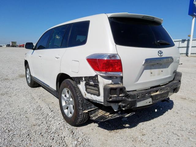 5TDBK3EH0CS173893 - 2012 TOYOTA HIGHLANDER BASE  photo 3