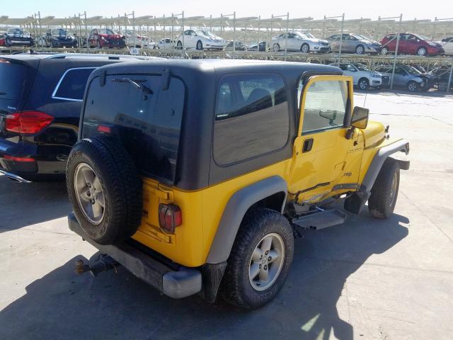 1J4FA29P01P368359 - 2001 JEEP WRANGLER / TJ SE  photo 4