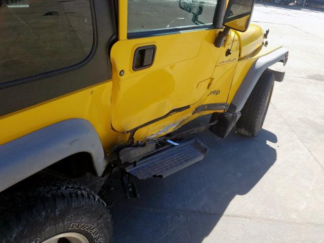 1J4FA29P01P368359 - 2001 JEEP WRANGLER / TJ SE  photo 9