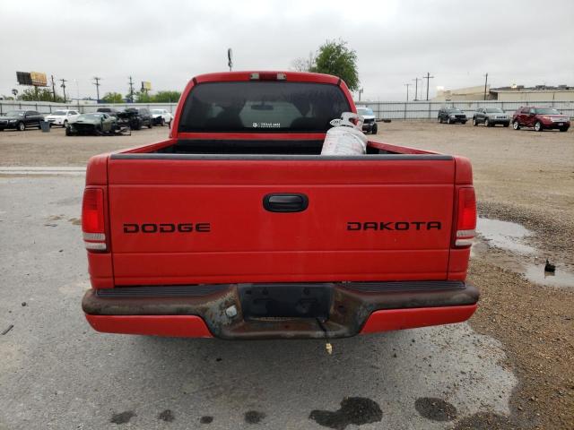 1D7HG38NX4S525034 - 2004 DODGE DAKOTA QUAD SPORT RED photo 6