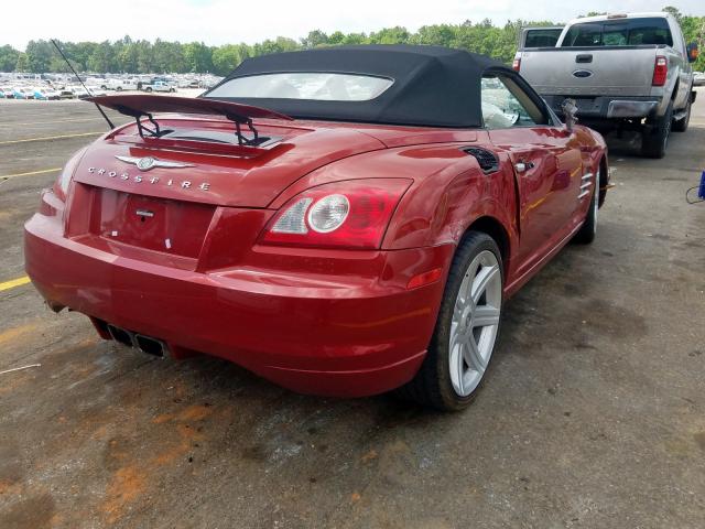 1C3AN65L96X063341 - 2006 CHRYSLER CROSSFIRE LIMITED  photo 4