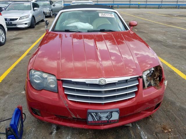 1C3AN65L96X063341 - 2006 CHRYSLER CROSSFIRE LIMITED  photo 9