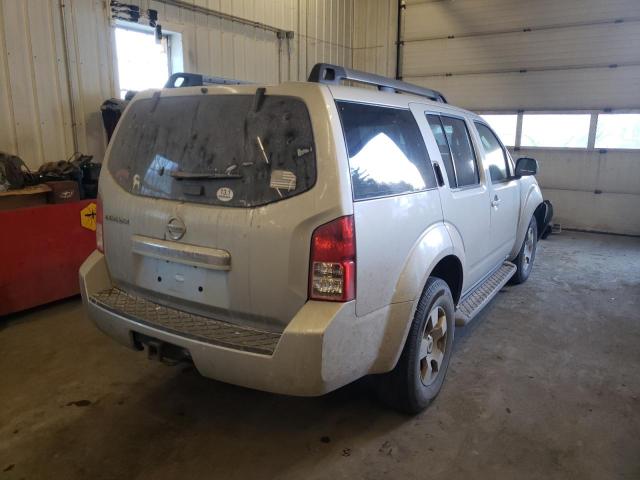 5N1AR1NB0BC618846 - 2011 NISSAN PATHFINDER S Արծաթագույն լուսանկար 4
