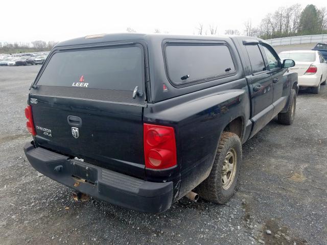 1D7HW28K17S232548 - 2007 DODGE DAKOTA QUAD  photo 4