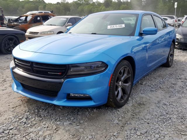 2C3CDXHG6FH852499 - 2015 DODGE CHARGER SXT  photo 2