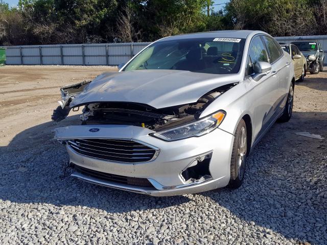 3FA6P0CD6KR150031 - 2019 FORD FUSION SEL  photo 2