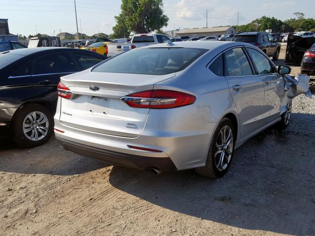 3FA6P0CD6KR150031 - 2019 FORD FUSION SEL  photo 4