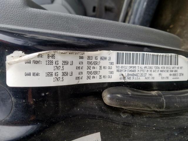 1J8HH48N46C126137 - 2006 JEEP COMMANDER  ფოტო 10