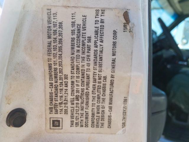 1GBL7H1C0YJ510861 - 2000 CHEVROLET C-SERIES C7H042  照片 10