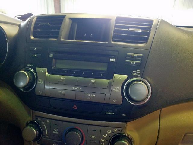 5TDBK3EH2CS160675 - 2012 TOYOTA HIGHLANDER BASE  صورة 9